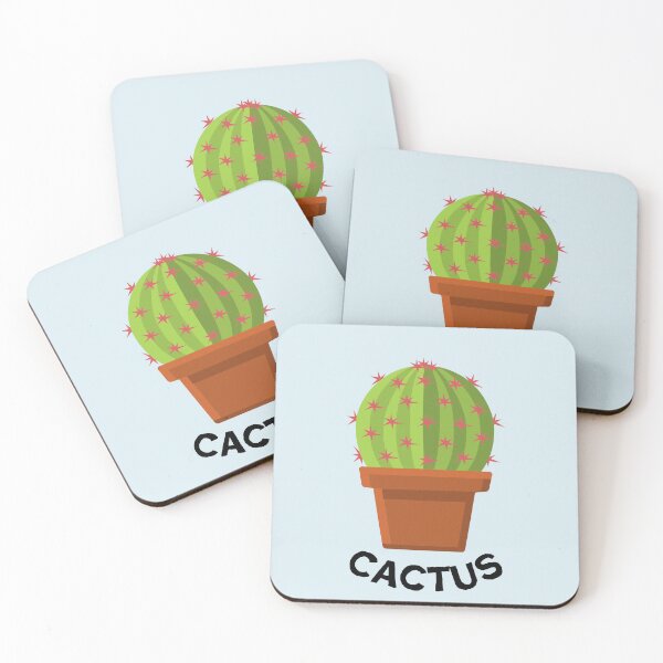 Item preview, Super Cute Round Cactus With Title designed and sold by GoodJobLola.