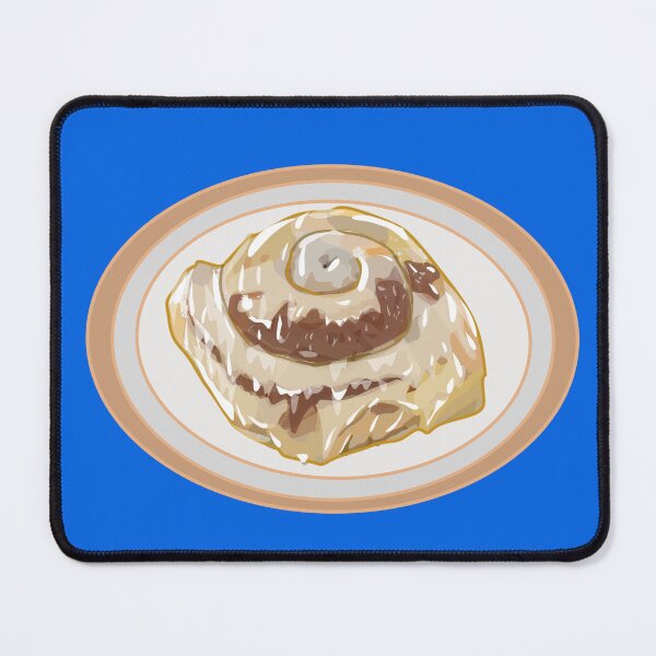 Item preview, Cinnamon roll cartoon illustration designed and sold by Misscartoon.