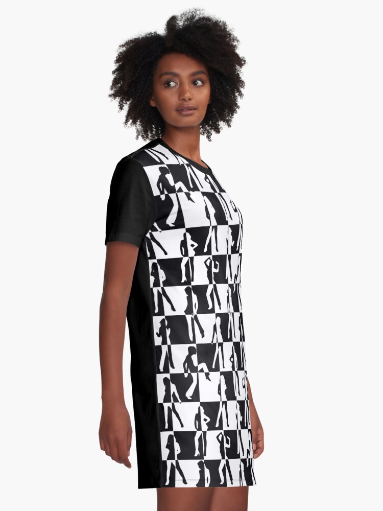 80s checkered dress