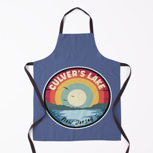 Item preview, culvers lake new jersey colorful scene designed and sold by DockeryVera.