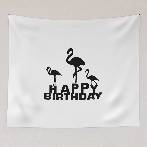 Item preview, Birthday T-Shirt, Happy Birthday T-shirt, flamingo theme, Birthday Gift, Design for Man and Ladies ,Boy and Girl ,Classic T-Shirt Gift designed and sold by sixday 7day.