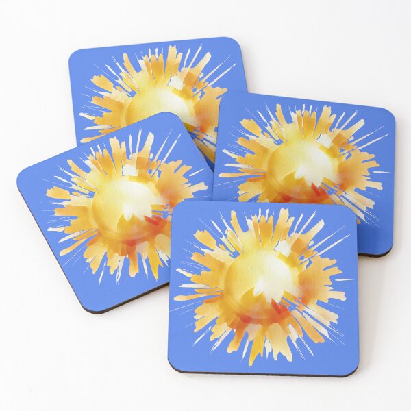 Item preview, Radiant Sun Burst Watercolor designed and sold by Voyshop.