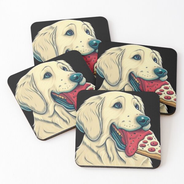 Item preview, Dog Head Graphic Eat Pizza designed and sold by spreadtee2.