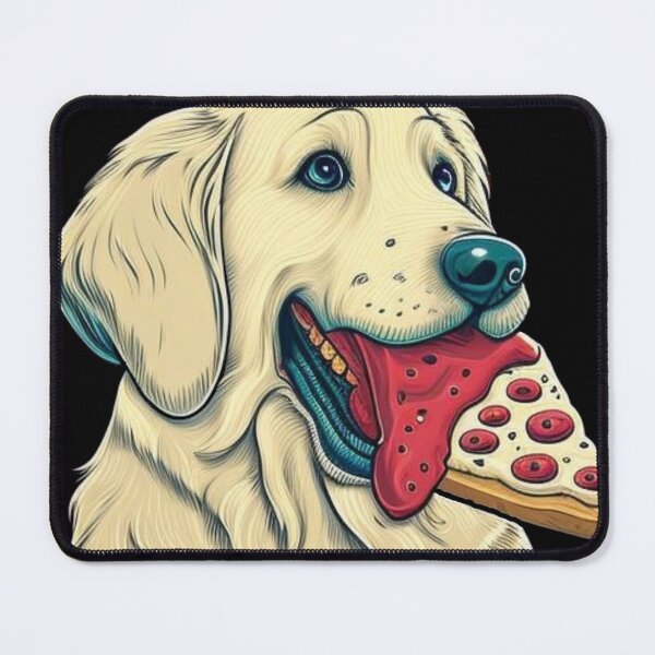 Item preview, Dog Head Graphic Eat Pizza designed and sold by spreadtee2.