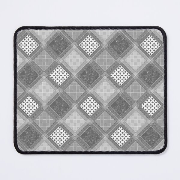Item preview, Gray patchwork rustic pattern designed and sold by fuzzyfox.
