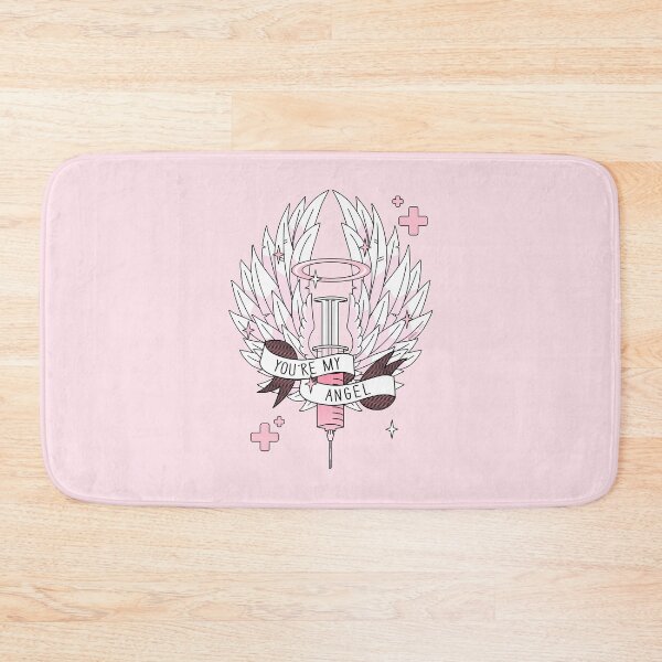 Item preview, You're My Angel Pink Rose Gold Syringe Wings Valentine designed and sold by JessicaAmber.