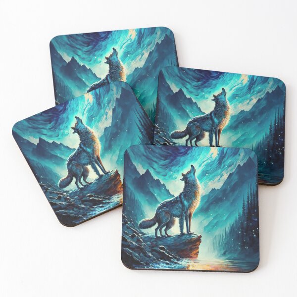 Item preview, Timberwolf, Vivid and Bold Landscape Painting designed and sold by CasualCommander.