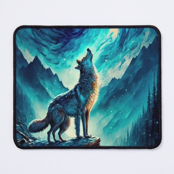 Item preview, Timberwolf, Vivid and Bold Landscape Painting designed and sold by CasualCommander.