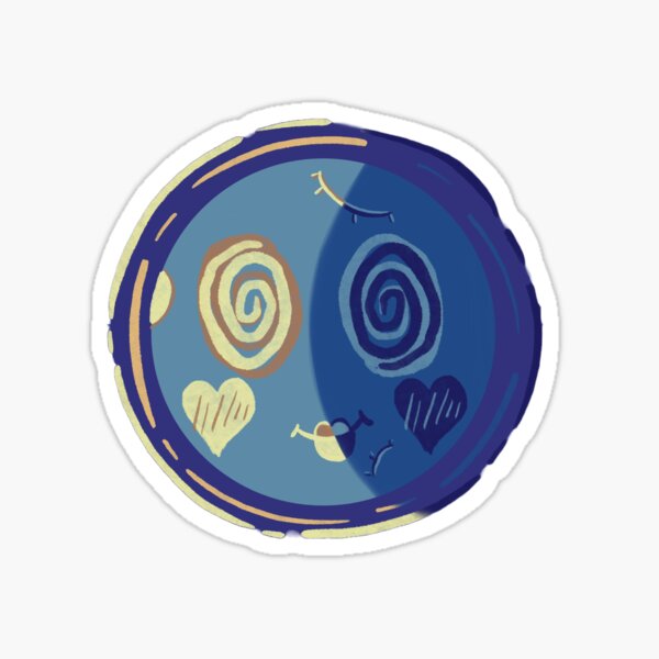 Half Moon Sticker