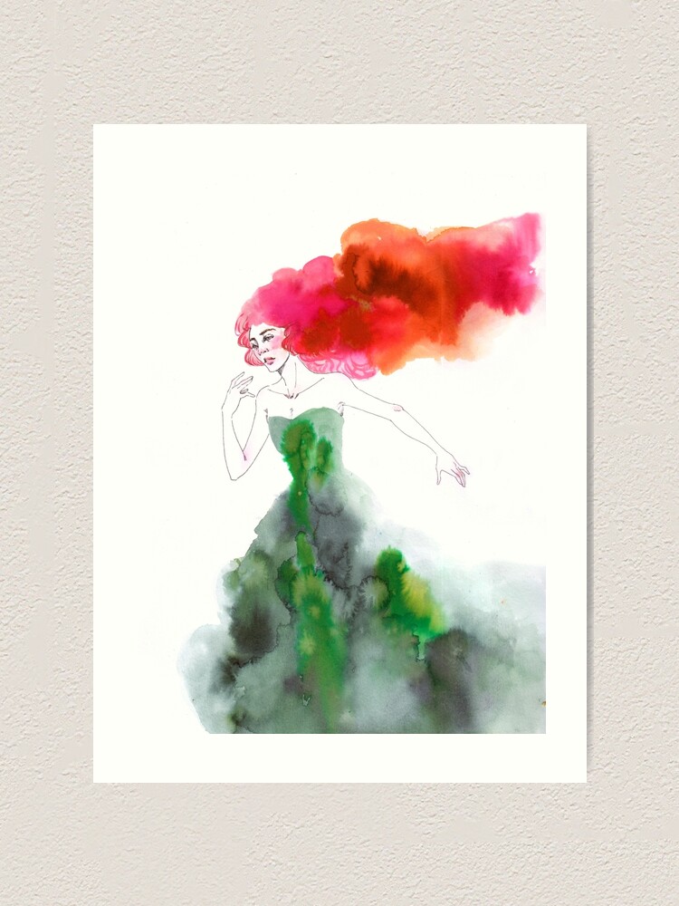 Thumbnail 2 of 3, Art Print, Fleeing the Fairytale designed and sold by perevision.