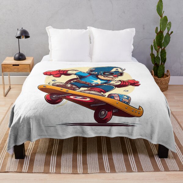 Item preview, Skateboarding Captain USA, Skate Captain, Skateboard Captain designed and sold by Skateboard-Art.