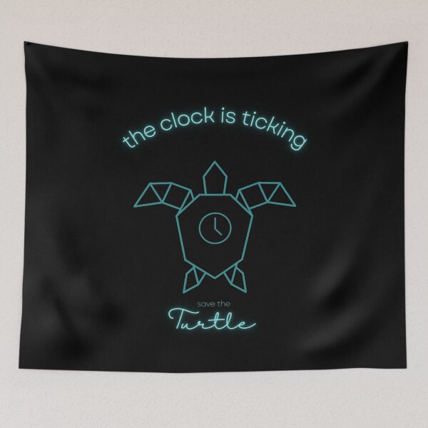 Item preview, Turtle Rescue Save The Turtles The Clock Is Ticking iPhone Case designed and sold by MagicWolfStar.