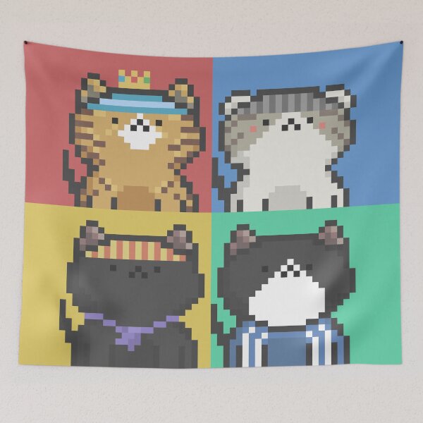 Item preview, Pixel Cat Tile 28 designed and sold by sosorimaru.