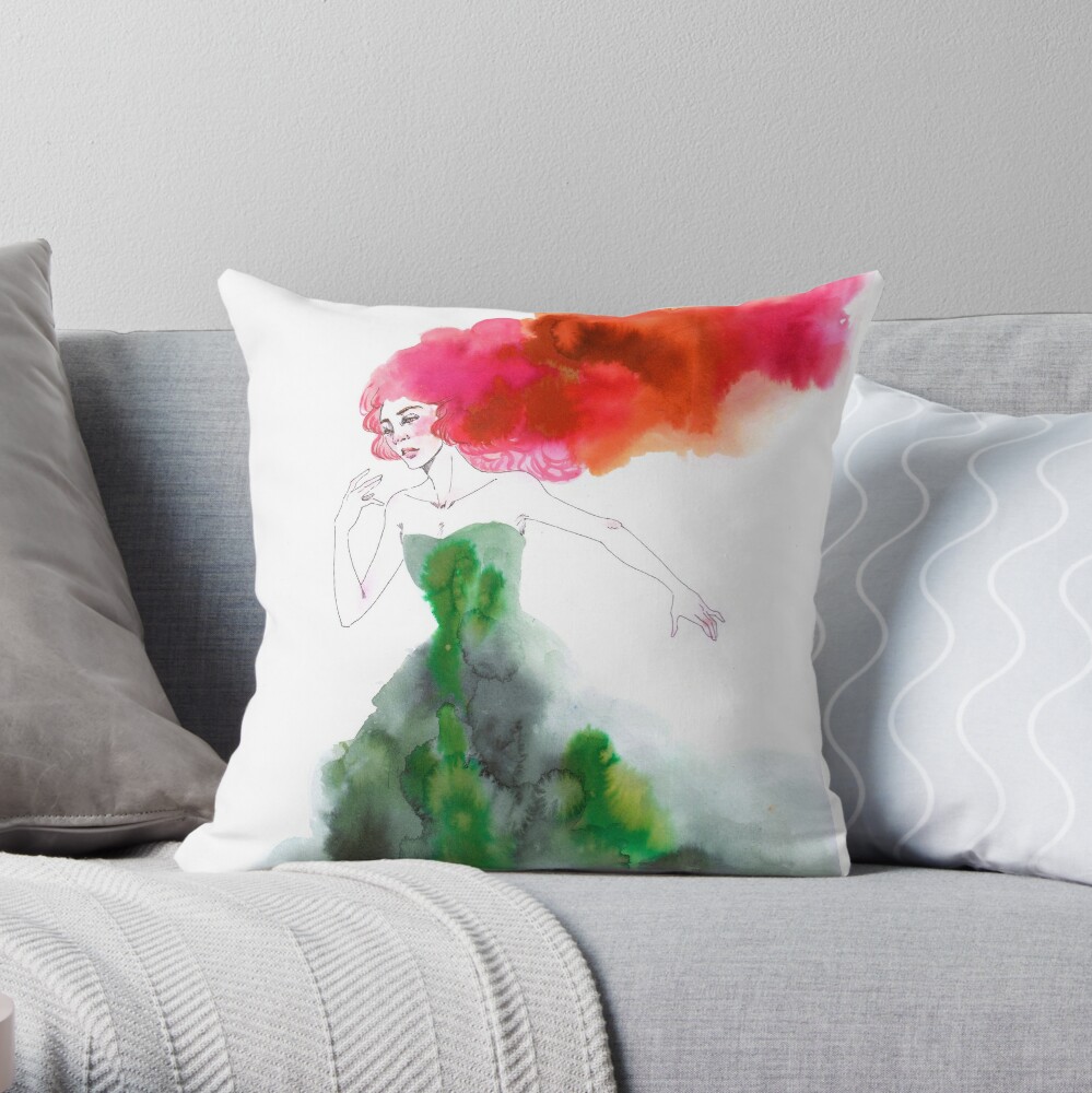 Item preview, Throw Pillow designed and sold by perevision.