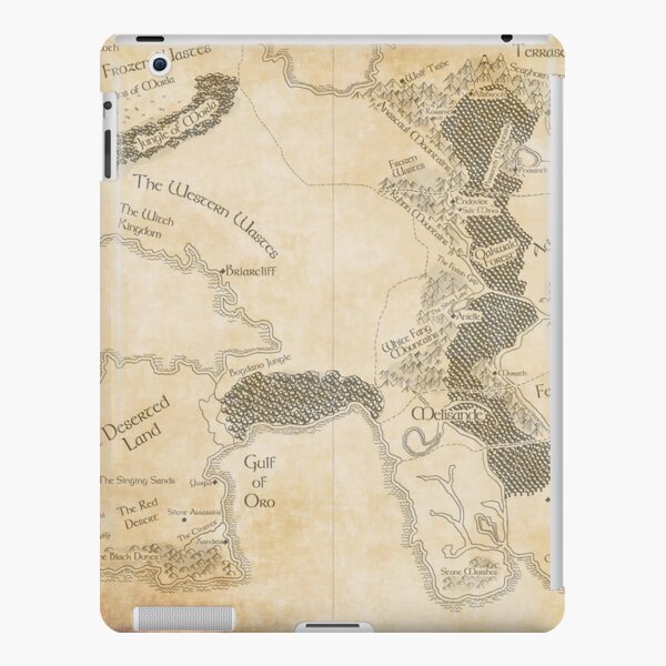 Erilea Map iPad Snap Case