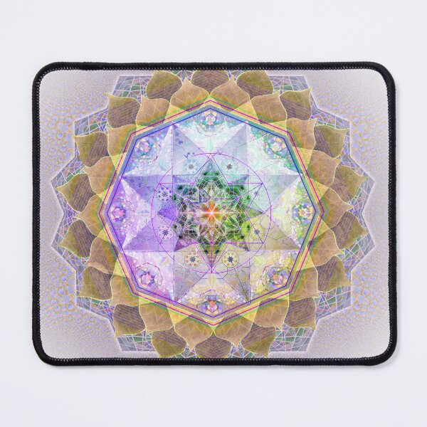 Item preview, Sacred geometry Mermaid Mandala purple designed and sold by MisprintArt.