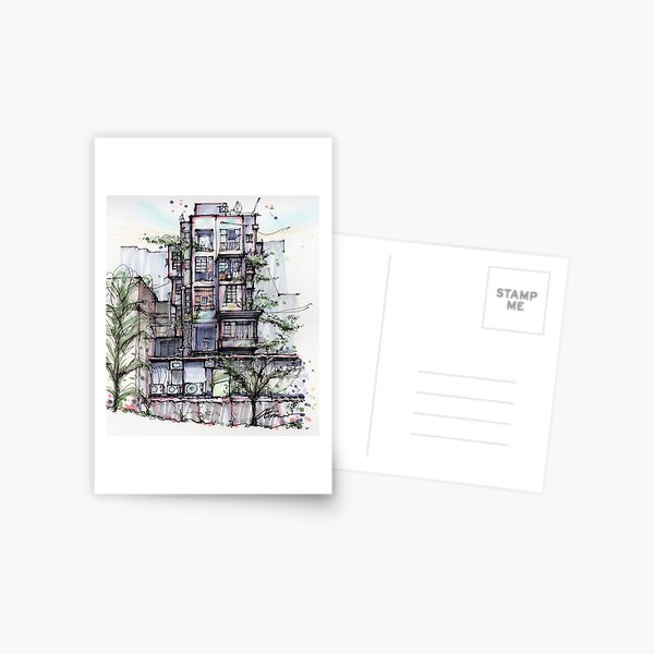 Item preview, Partially Fictional Urban Street Scene designed and sold by Gregg Brown.