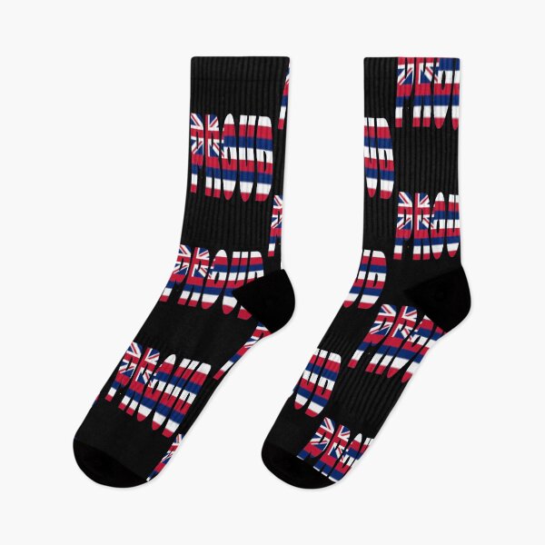Item preview, Honolulu Hawaii Flag in the words Proud - Hawaiian  designed and sold by Quotes-I-Wear.