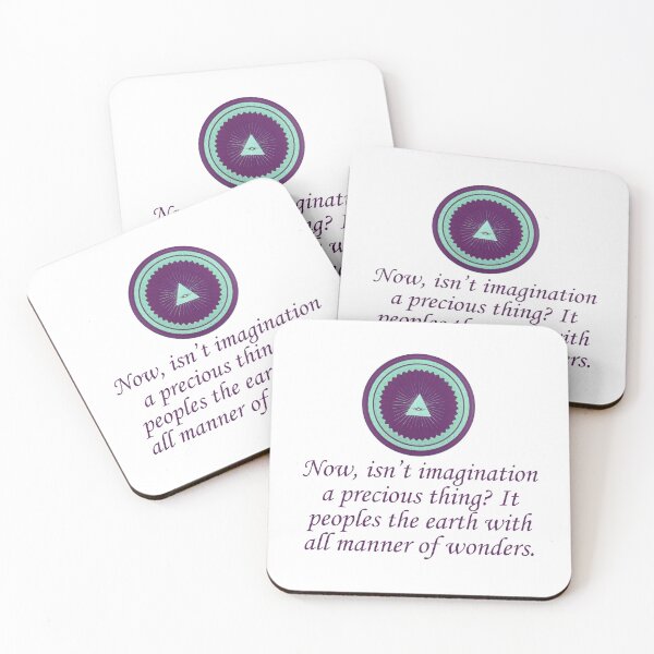 Item preview, Now Isn't Imagination A Precious Thing - Wonder Quotes designed and sold by CrankyOldDude.
