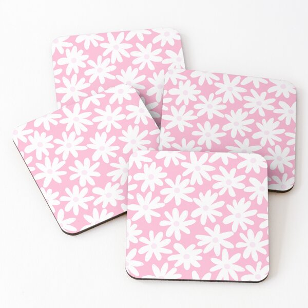 Item preview, White daisy on pink designed and sold by pinkyfish1010.