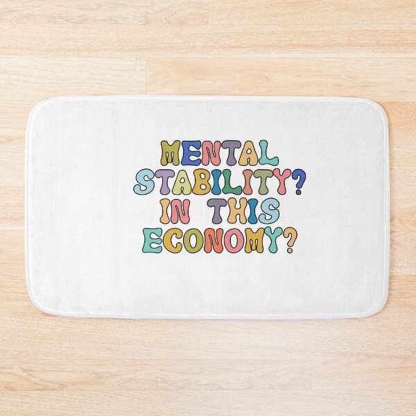 Item preview, Mental stability in this economy wall art sticker design designed and sold by insolation-art.