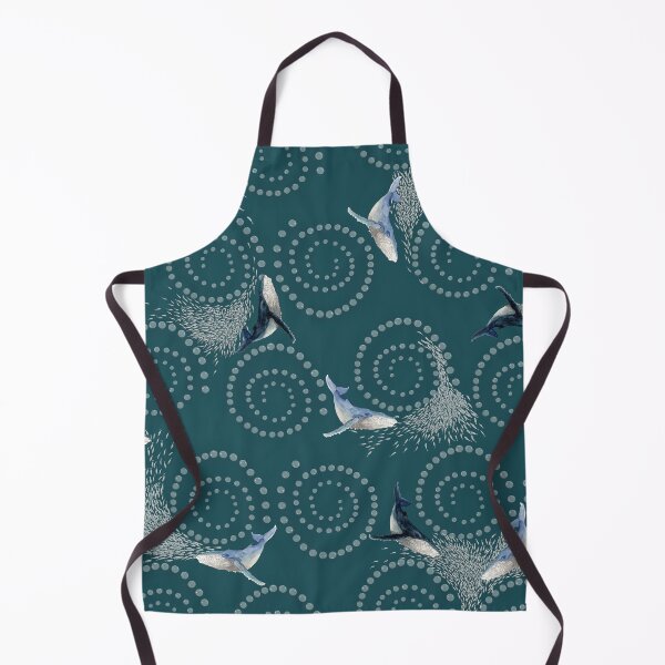 Item preview, Bubble Net linework Whale Design - deep teal designed and sold by CopperCatkin.