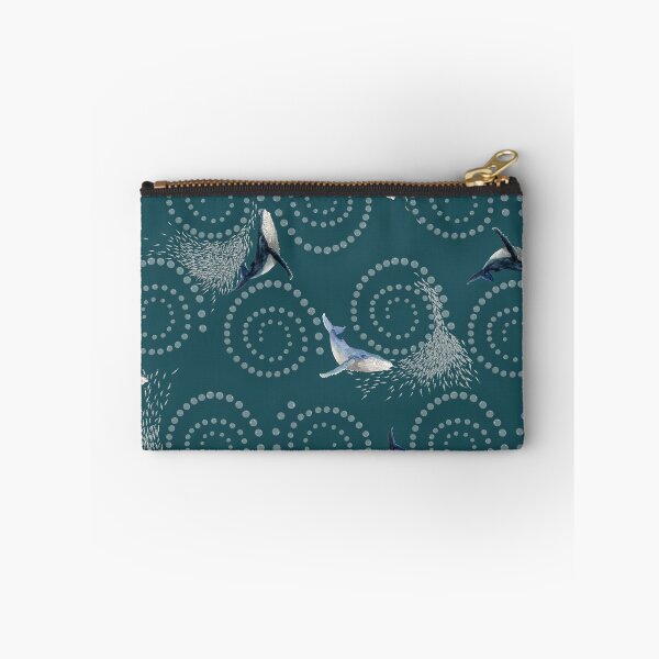 Item preview, Bubble Net linework Whale Design - deep teal designed and sold by CopperCatkin.