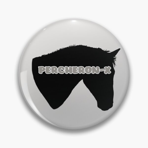 Item preview, Percheron X Horse Head Silhouette   designed and sold by Baymare.