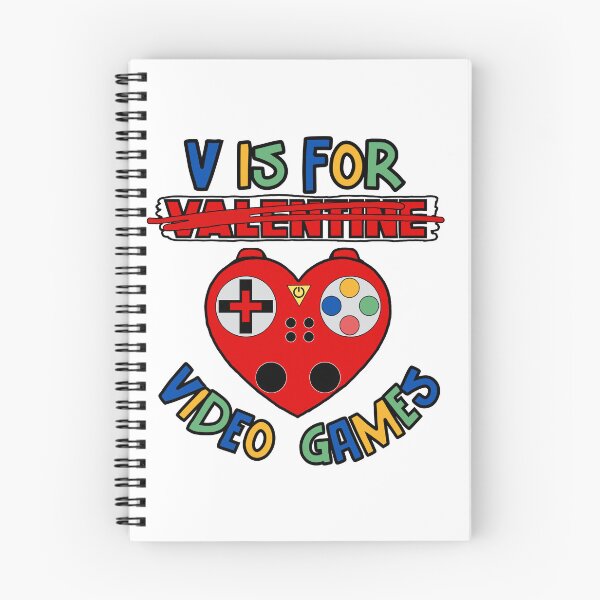Item preview, Colorful V Is For Video Games Valentine's Day Gamer Controller designed and sold by GarnersDesigns.