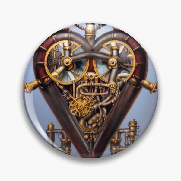 Item preview, Steampunk mechanical heart designed and sold by Dendros-Studio.