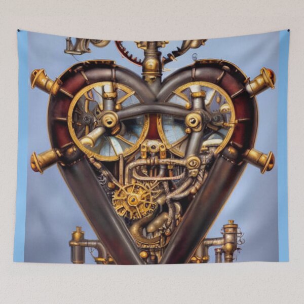 Item preview, Steampunk mechanical heart designed and sold by Dendros-Studio.