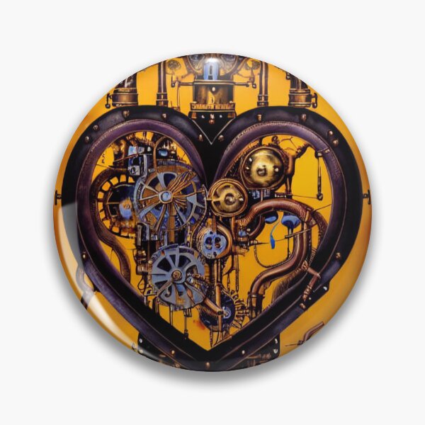 Item preview, Steampunk mechanical heart designed and sold by Dendros-Studio.