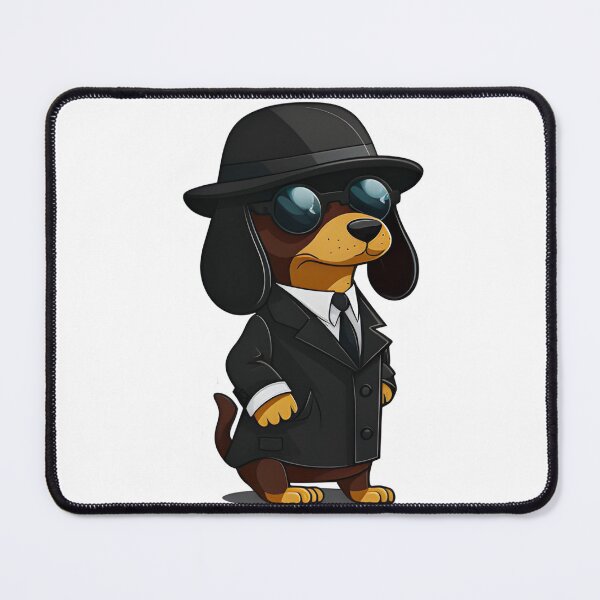 Item preview, Dachshund Detective designed and sold by SilverAndGolden.