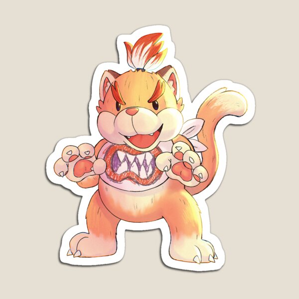 Cat Bowser Jr. Sticker for Sale by tootytots