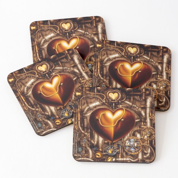 Item preview, Steampunk mechanical heart designed and sold by Dendros-Studio.