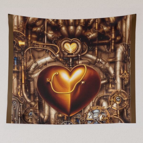 Item preview, Steampunk mechanical heart designed and sold by Dendros-Studio.