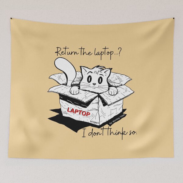 Item preview, Return the laptop...? designed and sold by MonkeyTales.