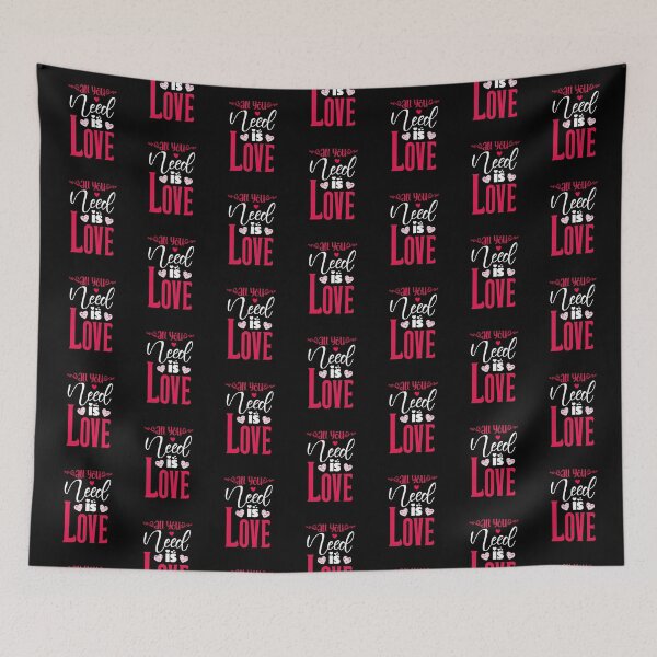 Item preview, All You Need Is Love - Cute  Valentine's Day Design for Couples by FanityPrints designed and sold by FanityPrints.