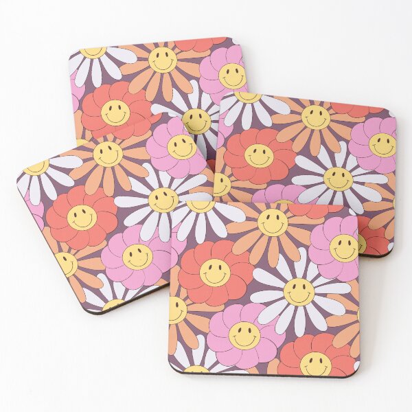 Item preview, Happy Hippie Retro Flowers designed and sold by Erie-Cole.