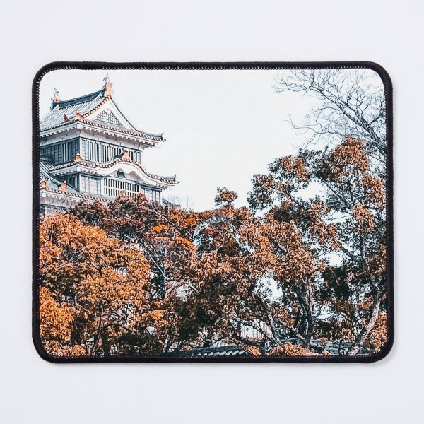 Item preview, Glimpse of Osaka Castle designed and sold by alexandraslmtn.