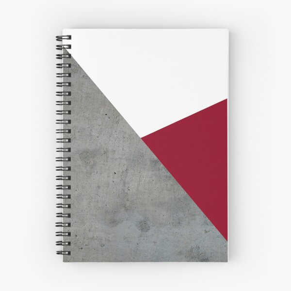 Item preview, Concrete grey and burgundy red geometric background designed and sold by by-jwp.