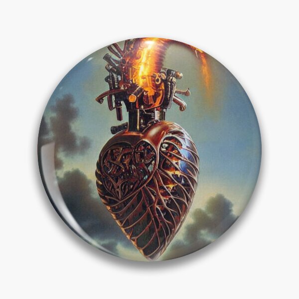 Item preview, Steampunk mechanical heart designed and sold by Dendros-Studio.