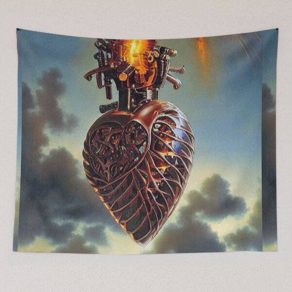 Item preview, Steampunk mechanical heart designed and sold by Dendros-Studio.