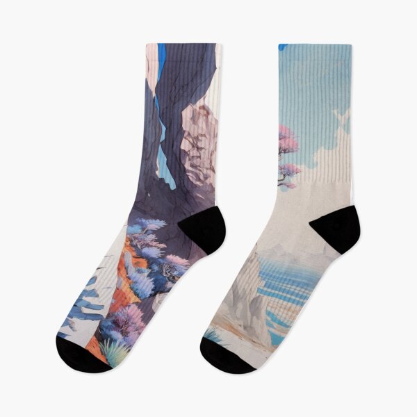 Item preview, Morning Light on the Alien Cliff designed and sold by riquishop.