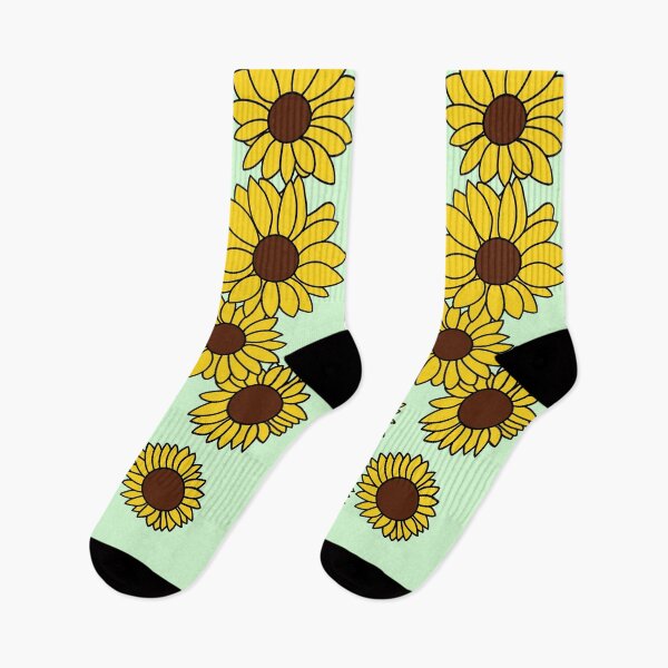 Item preview, Basil themed sunflower socks (Omori) designed and sold by BlueFireFerrets.