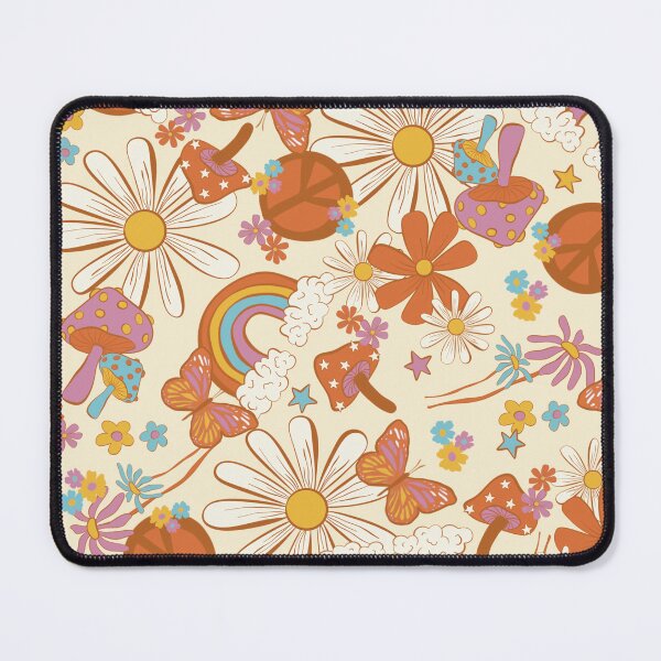 Item preview, Hippie mushroom love and peace designed and sold by Erie-Cole.