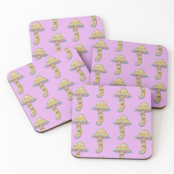 Item preview, Faces of Fungi: Trippy and Psychedelic Mushroom Cartoon designed and sold by Bunkwaa.