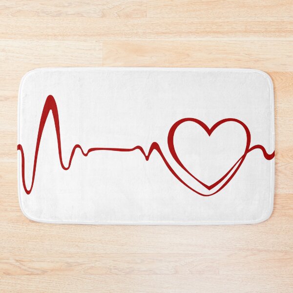 Item preview, Heartbeat ECG wave for valentines day designed and sold by DesignsByMadiha.