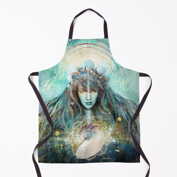Item preview, Yemaya, the Goddess of the Ocean, Divine Feminine Sea Witch, Mermaid designed and sold by MisprintArt.