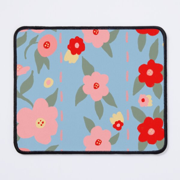 Item preview, Flour Sack Floral Blue designed and sold by BlueDoorStudio.